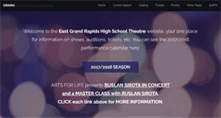 Desktop Screenshot of egrhsdrama.org